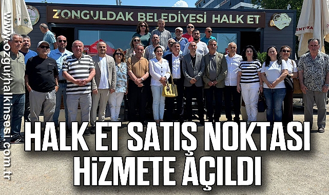 Halk Et Satış Noktası Hizmete Açıldı