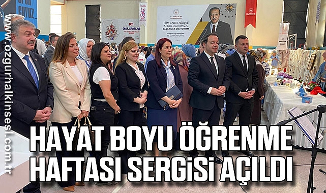 Hayat Boyu Öğrenme Haftası Sergisi Açıldı