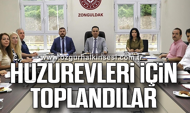 Huzurevleri için toplandılar