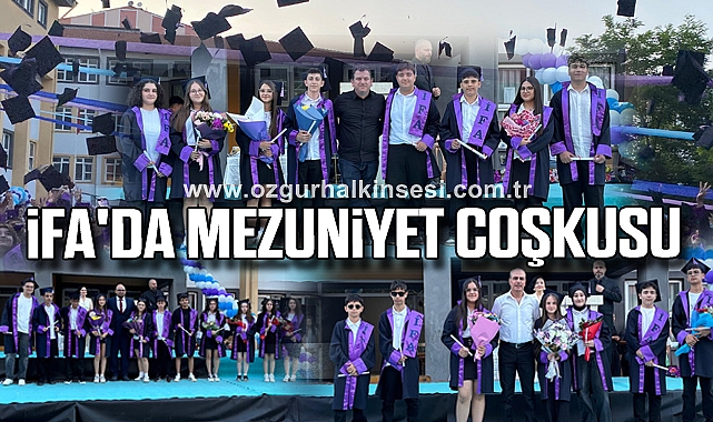 İFA'DA MEZUNİYET COŞKUSU