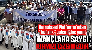 “İNANÇLARA SAYGI KIRMIZI ÇİZGİMİZDİR”
