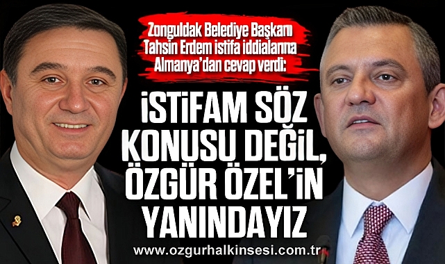 “İSTİFAM SÖZ KONUSU DEĞİL, ÖZGÜR ÖZEL’İN YANINDAYIZ”