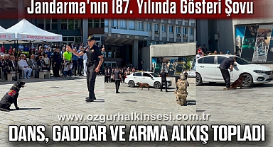 Jandarma'nın 187. Yılında Gösteri Şovu: Dans, Gaddar ve Arma Alkış Topladı