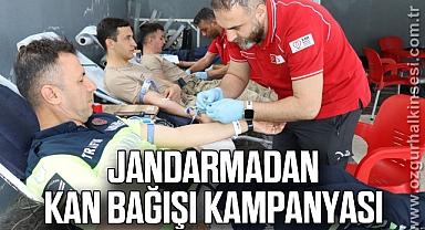 Jandarmadan Kan Bağışı Kampanyası