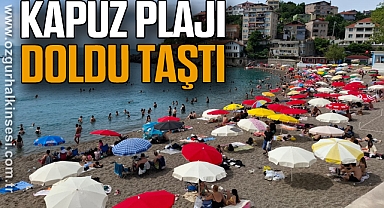 Kapuz Plajı Doldu Taştı