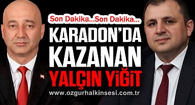 KARADON’DA KAZANAN YALÇIN YİĞİT