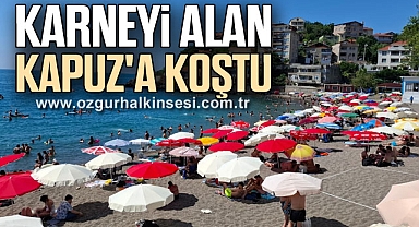 KARNEYİ ALAN KAPUZ'A KOŞTU