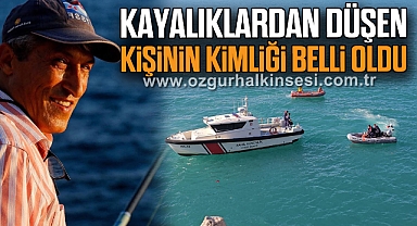 Kayalıklardan Düşen Kişinin Kimliği Belli Oldu