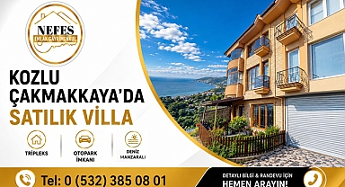 KOZLU ÇAKMAKKAYA’DA SATILIK VİLLA