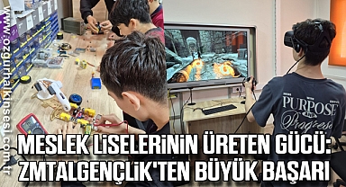 Meslek Liselerinin Üreten Gücü: ZMTALGençlik'ten Büyük Başarı