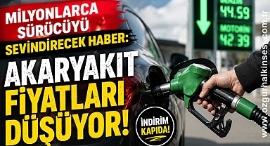 Milyonlarca Sürücüyü Sevindirecek Haber: Akaryakıt Fiyatları Düşüyor
