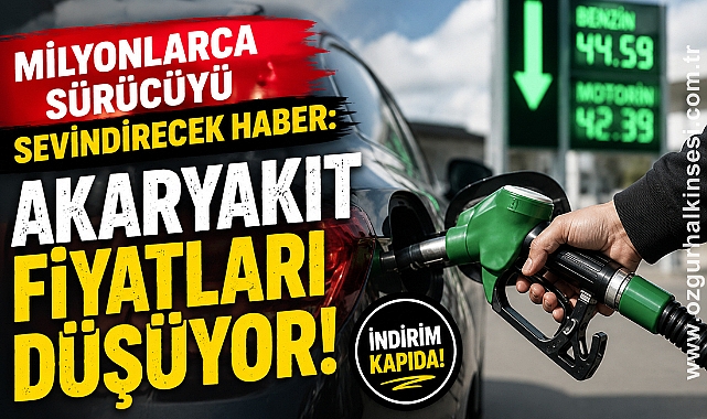 Milyonlarca Sürücüyü Sevindirecek Haber: Akaryakıt Fiyatları Düşüyor