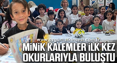 Minik Kalemler İlk Kez Okurlarıyla Buluştu