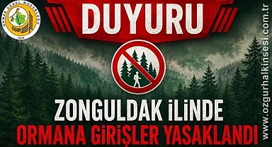 Ormana Girişler Yasaklandı