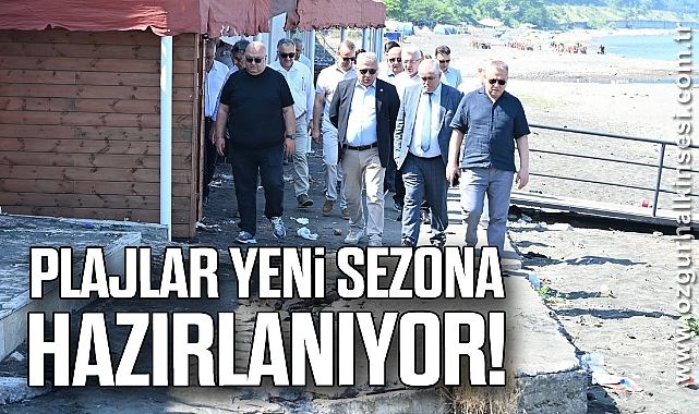Plajlar yeni sezona hazırlanıyor!