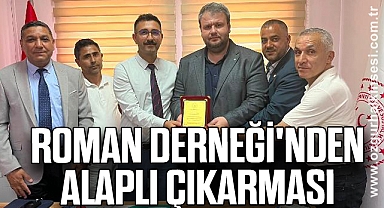 ROMAN DERNEĞİ'NDEN ALAPLI ÇIKARMASI