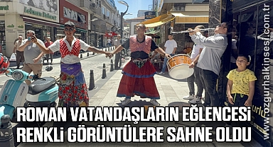 Roman vatandaşların eğlencesi renkli görüntülere sahne oldu