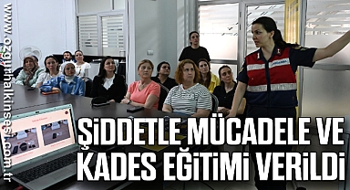 Şiddetle Mücadele ve KADES Eğitimi Verildi