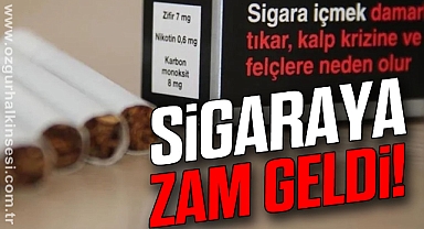 SİGARAYA ZAM!