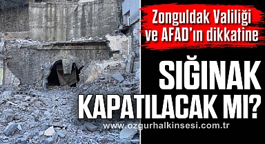 SIĞINAK KAPATILACAK MI?