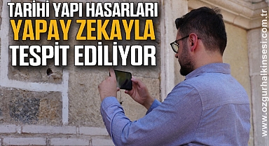 Tarihi yapı hasarları yapay zekayla tespit ediliyor
