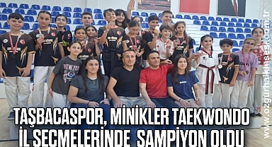 Taşbacaspor, Minikler Taekwondo İl Seçmelerinde Takım Halinde Şampiyon Oldu