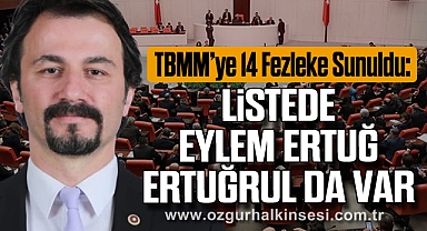 TBMM’ye 14 Fezleke Sunuldu: Listede Eylem Ertuğrul da Var