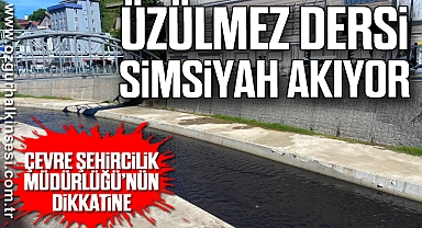 ÜZÜLMEZ DERSİ SİMSİYAH AKIYOR