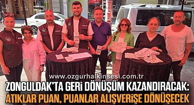 Zonguldak'ta Geri Dönüşüm Kazandıracak: Atıklar Puan, Puanlar Alışverişe Dönüşecek