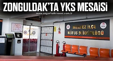 Zonguldak'ta YKS Mesaisi