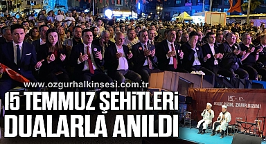 15 Temmuz Şehitleri Dualarla Anıldı