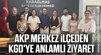 AKP Merkez İlçeden KGD'ye Anlamlı Ziyaret