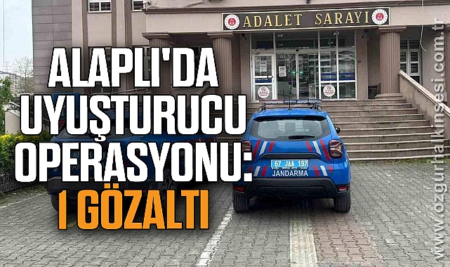 Alaplı'da Uyuşturucu Operasyonu: 1 Gözaltı
