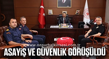 Asayiş ve Güvenlik Görüşüldü