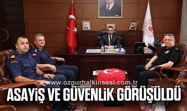 Asayiş ve Güvenlik Görüşüldü