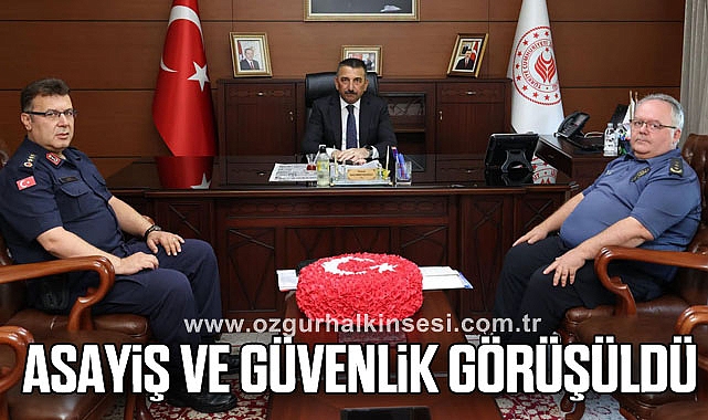 Asayiş ve Güvenlik Görüşüldü