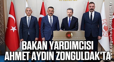 Bakan Yardımcısı Ahmet Aydın Zonguldak'ta