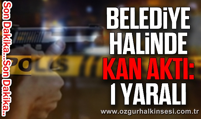 Belediye halinde kan aktı: 1 yaralı