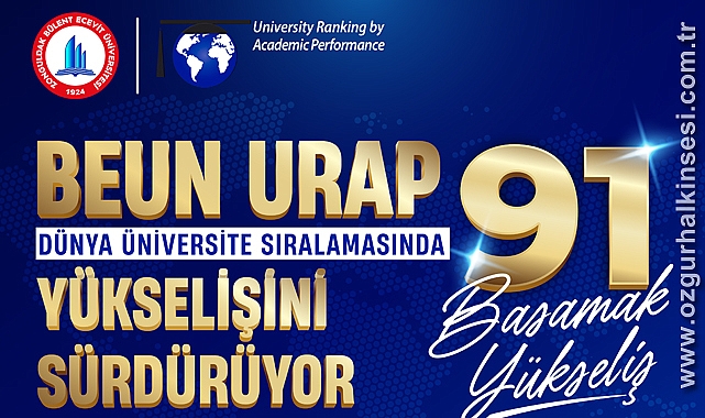 BEUN, URAP Dünya Üniversite Sıralamasında Yükselişini Sürdürüyor