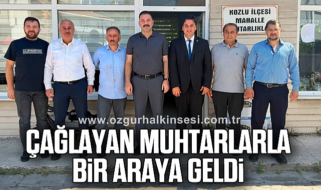 Çağlayan Muhtarlarla Bir Araya Geldi