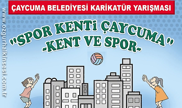 Çaycuma Belediyesi'nden Karikatür Yarışması