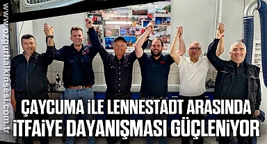 Çaycuma ile Lennestadt Arasında İtfaiye Dayanışması Güçleniyor