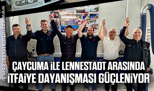 Çaycuma ile Lennestadt Arasında İtfaiye Dayanışması Güçleniyor