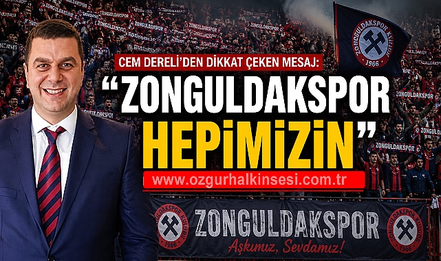 Cem Dereli'den Zonguldakspor İçin Birlik Çağrısı
