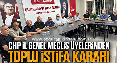 CHP İl Genel Meclis Üyelerinden Toplu İstifa Kararı