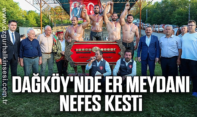 Dağköy'nde Er Meydanı Nefes Kesti