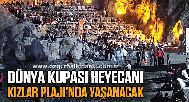 Dünya Kupası Heyecanı Kızlar Plajı'nda Yaşanacak
