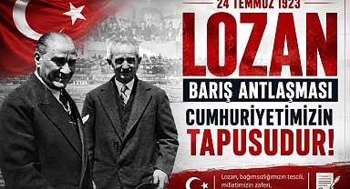 Eğitim-İş Zonguldak: “Lozan Barış Antlaşması Cumhuriyetimizin Tapusudur”