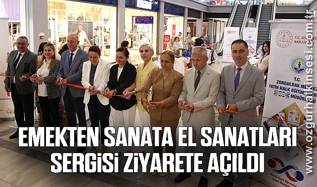 Emekten Sanata El Sanatları Sergisi Ziyarete Açıldı