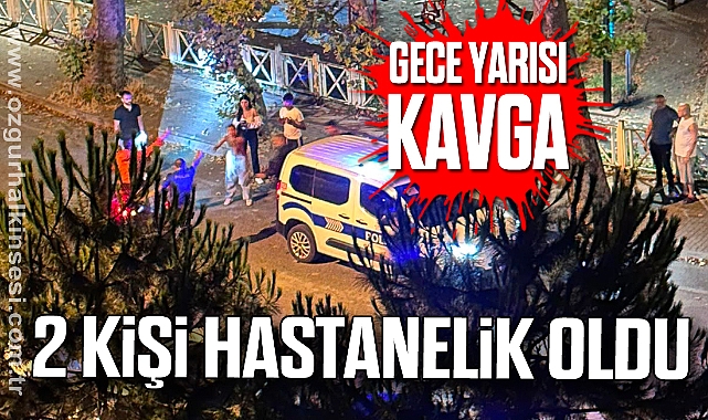 Gece Yarısı Kavga: 2 Kişi Hastanelik Oldu